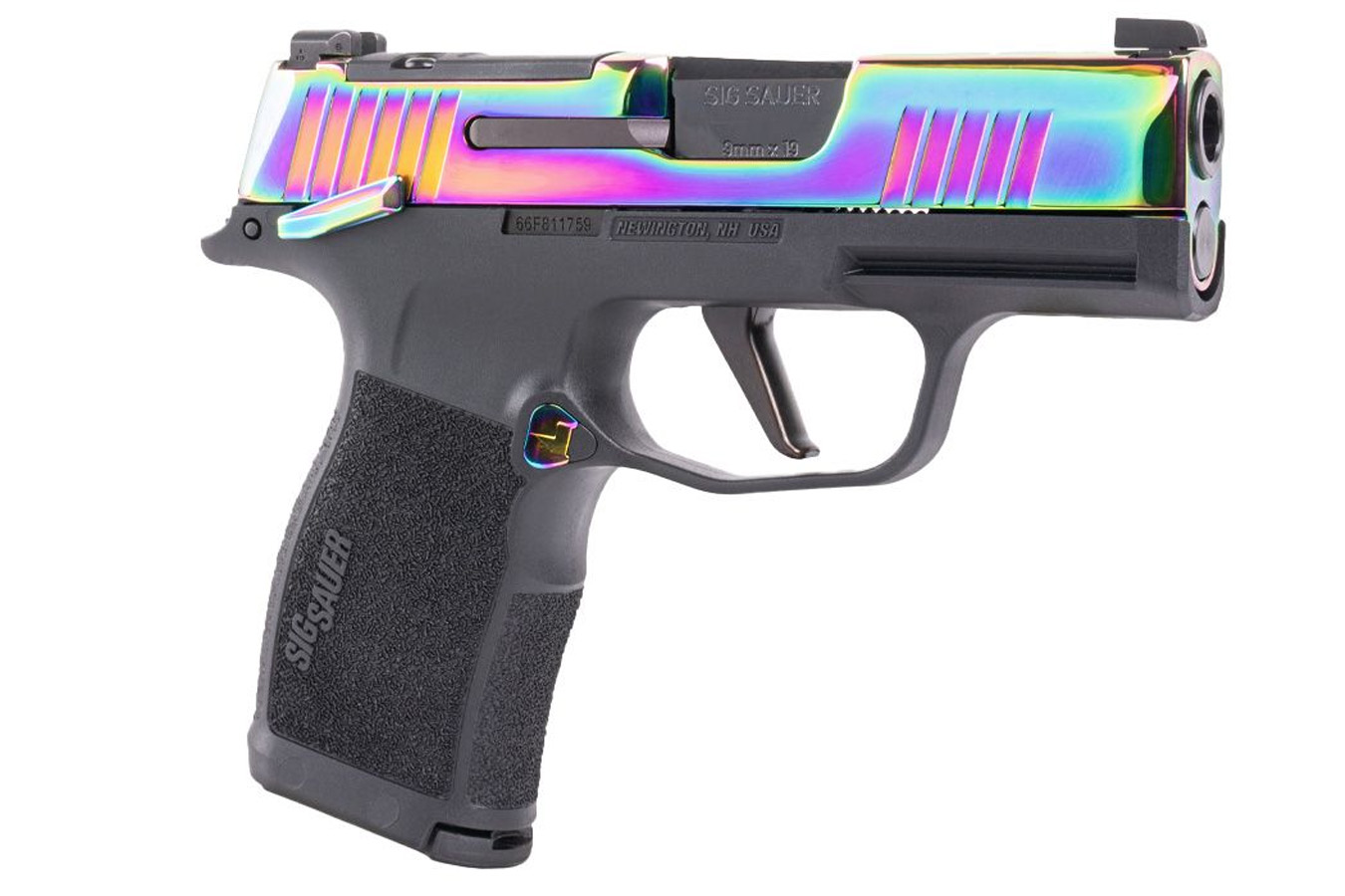 SIG SAUER P365X 9mm Optic Ready Pistol with Rainbow Titanium Slide